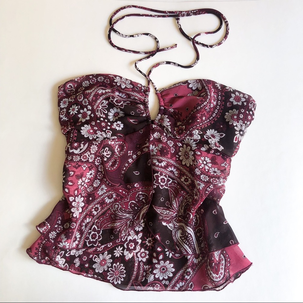 Vintage Y2K Halter Neck Top